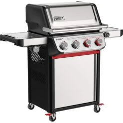 Weber Gasgrill Spirit SP-435 GBS (edelstahl, 13,78 KW, Mit Sear Zone Und Seitenbrenner, Modell 2025)
