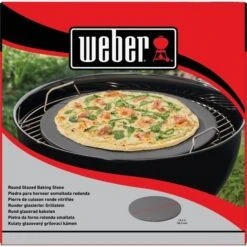 Weber Glasierter Pizzastein 18412, Ø Ca. 36cm -ALTERNATE Weber Glasierter Pizzastein 18412 ca 36cm@@1808781 3