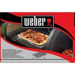 Weber Glasierter Pizzastein 18414, Eckig 44cm X 30cm -ALTERNATE Weber Glasierter Pizzastein 18414 eckig 44cm x 30cm@@1808790 3