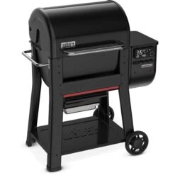 Weber Holzpelletgrill Searwood (schwarz, WLAN Und Bluetooth, App-Steuerung)