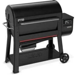 Weber Holzpelletgrill Searwood XL (schwarz, WLAN Und Bluetooth, App-Steuerung)