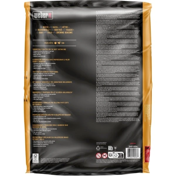 Weber Holzpellets Buche, 8kg, Brennstoff (für Smoker Und Pelletgrills) 2 Weber Holzpellets Buche, 8kg, Brennstoff (für Smoker Und Pelletgrills) – Bild 2