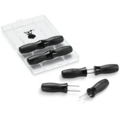 Weber Maiskolbenhalter 6489, Halterung (schwarz, 8 Stück)