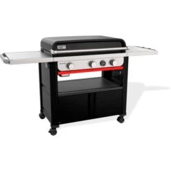 Weber SLATE GPD Premium Plancha, 76cm, Gasgrill (schwarz/silber)