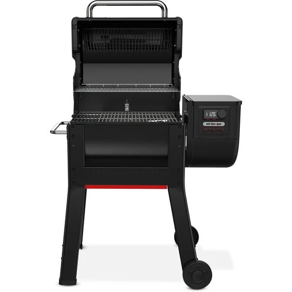 Weber Smoque Holzpelletsmoker (schwarz, 2 Temperaturfühler, App-Steuerung) 4 Weber Smoque Holzpelletsmoker (schwarz, 2 Temperaturfühler, App-Steuerung) – Bild 4