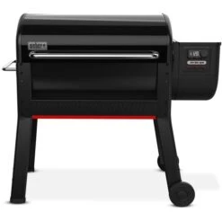 Weber Smoque XL Holzpelletsmoker (schwarz, 2 Temperaturfühler, App-Steuerung)