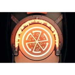 Witt Pizzaofen ETNA Rotante (hellgrau, Für Pizzen Bis Ca. Ø 40cm, Rotierender Pizzastein) -ALTERNATE Witt Pizzaofen ETNA Rotante@@100001987 2