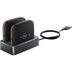 Yealink CPW65-DECT-Duo, Erweiterungsmikrofone (schwarz, Kabelloses DECT-Erweiterungsmikrofon Für CP965)