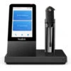 Yealink WH67 Teams, Headset (schwarz, DECT-Headset Mit All-in-One-UC-Workstation)