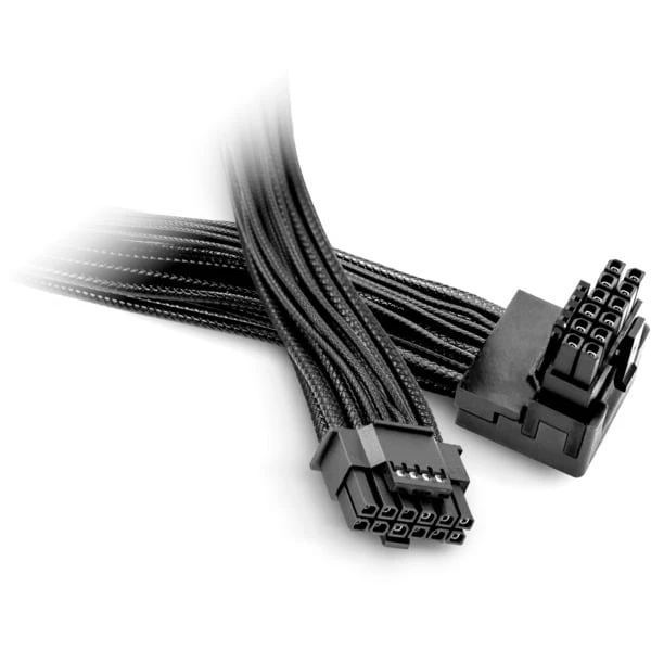 Be Quiet! 12VHPWR PCI-E 90° Kabel (schwarz, 70cm) 3 Be Quiet! 12VHPWR PCI-E 90° Kabel (schwarz, 70cm) – Bild 3