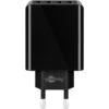 Goobay 4-fach USB-Ladegerät (30W) Schwarz