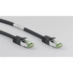Goobay CAT 8.1 Patchkabel, S/FTP (PiMF) (schwarz, 3 Meter) -ALTERNATE goobay CAT 8 1 Patchkabel S FTP PiMF @@rglb8004 3