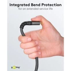 Goobay Plus High-Speed-HDMI-Kabel Mit Ethernet, 4K @ 60Hz (grau, 15 Meter) -ALTERNATE goobay Plus High Speed HDMI Kabel mit Ethernet 4K 60Hz@@100062964 8