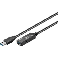 Goobay USB 3.2 Gen 1 Aktivverlängerungskabel, USB-A Stecker > USB-A Buchse