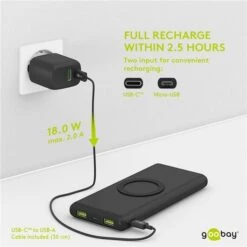 Goobay Wireless Schnelllade-Powerbank 10000mAh -ALTERNATE goobay Wireless Schnelllade Powerbank 10000mAh@@1821944 14