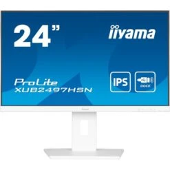 Iiyama ProLite XUB2497HSN-W2, LED-Monitor (60.5 Cm (23.8 Zoll), Weiß (matt), FullHD, IPS, USB-C, RJ-45, 100Hz Panel) -ALTERNATE iiyama ProLite XUB2497HSN W2 LED Monitor@@100091723 2