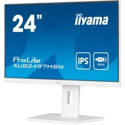 Iiyama ProLite XUB2497HSN-W2, LED-Monitor (60.5 Cm (23.8 Zoll), Weiß (matt), FullHD, IPS, USB-C, RJ-45, 100Hz Panel) -ALTERNATE iiyama ProLite XUB2497HSN W2 LED Monitor@@100091723 4